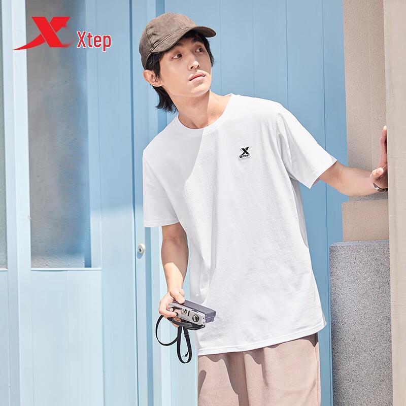 Xtep Unisex Summer Cotton Moisture-Wicking T-shirt