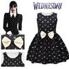 Hohe Qualität The Addams Family Wednesday Cosplay Kostüm für Kinder