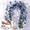 1.8m Hanging Flowers Rattan 10 Colors Fake Plants Leaves  Home Decoration