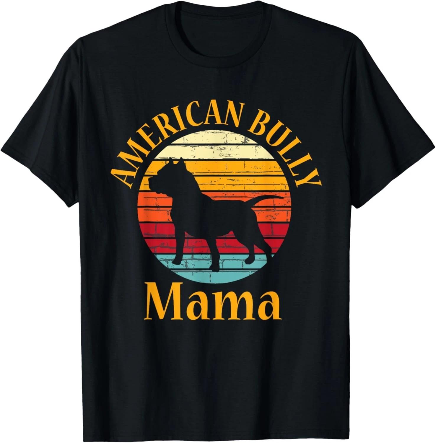 Bully American Mama _ Mom Bulldog Gift_ Bull Dog Owner Gifts Gift Unisex T-Shirt XL