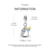 Original Charmscopper Bartender Vodka Cocktail Beads Fit Charms Platabracelets For Women Jewelry Making Fine Gifts