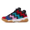 Converse VLTG Basketball Striped Color-blocking Black Sugar Fruit Mid-top Retro Basketball Shoes Women's Black Red Pink