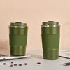Supply 304 Stainless Steel Double-Layer Thermos Cup Leather Case Coffee Cup Creative Portable Business Gift Cup
