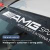 NRZV5 1Pcs Car Windshield Sticker Auto Decoration Decal For Mercedes Benz AMG W203 W205 W206 W211 W220 W212 W201 W210 W108 W168 W176