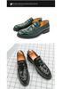 Slip-on High-End Business Casual Loafers: Men's British Style Leather Shoes for Weddings and Suits