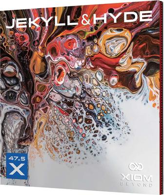 XIOM Jekyll Hyde Table Tennis Red & X47.5 Rubber, (RD) 2.1 (Product Code 11191)