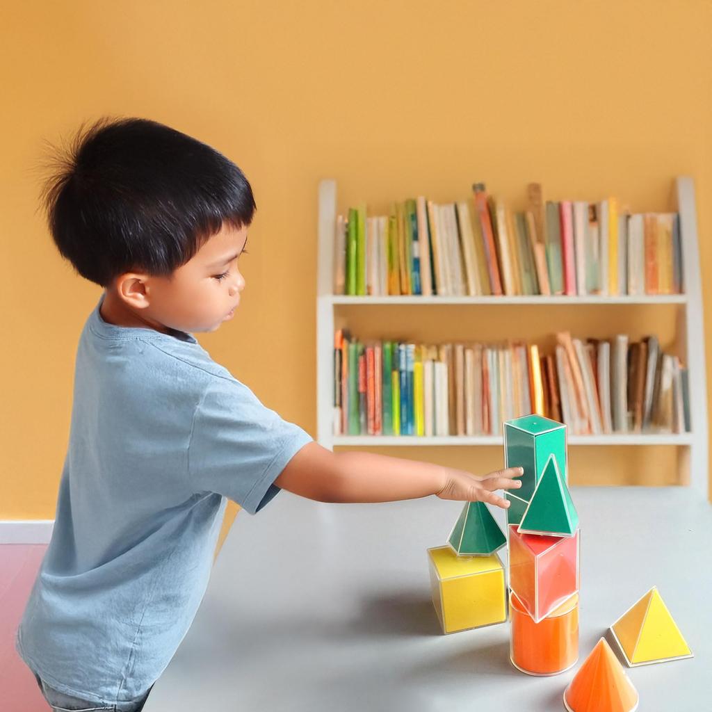12 types of 3D shape teaching materials Includes development diagrams For elementary school math learning and STEAM education