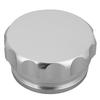 Kraftstoff Wassertank Einfüllstutzen Kappe Kit 1,9 Zoll Innendurchmesser Aluminium Universal für Auto Silber