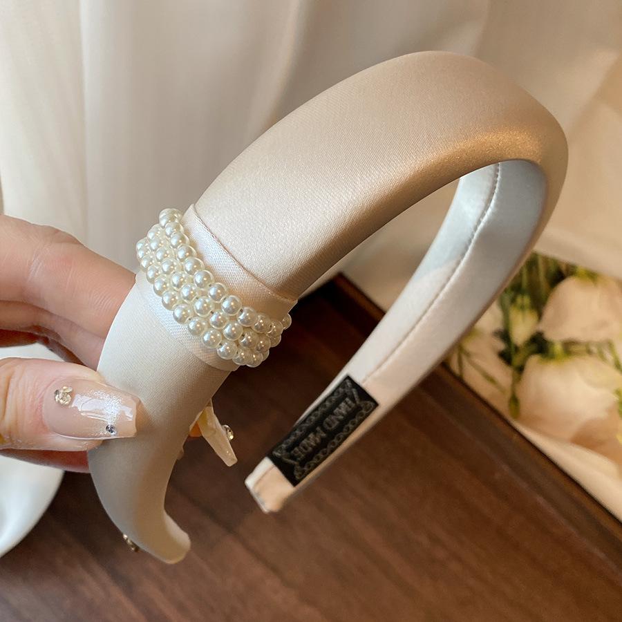 Korean Dongdaemun Style Luxury High Crown Headband for Washing Face