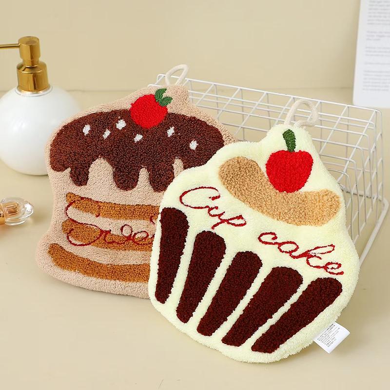 Hand Towels Bathroom Microfiber Towel Baby Wipes Extra Thick Coral Velvet Handkerchief Children'S Cartoon Absorbent Towel