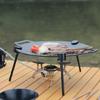 Aluminum Alloy Bracket Barbecue Tripod Stand Detachable Outdoor Griddle Grill
