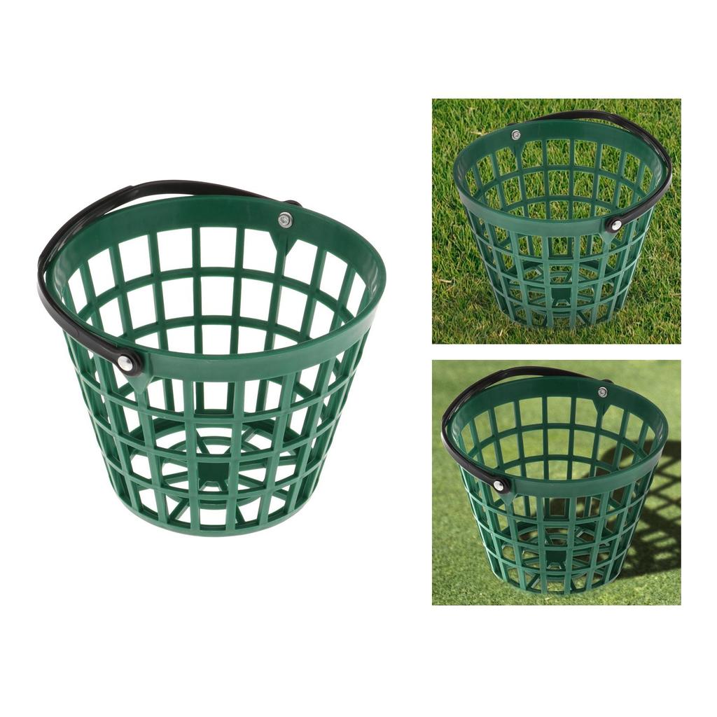 Golf Ball Storage Basket with Carry Handle for Indoor And Outdoor Use