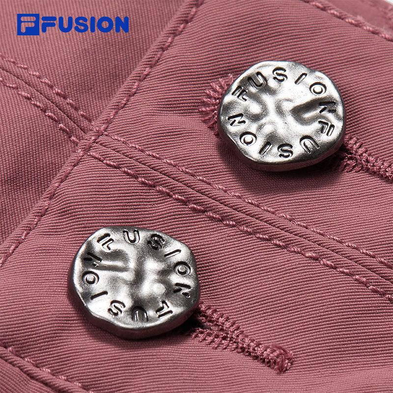 FILA FUSION Women's Casual Loose Woven Cargo Pants