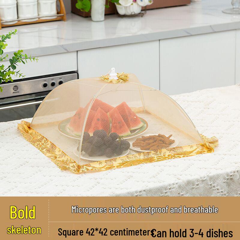 Foldable Anti-Fly Dustproof Food Cover for Leftovers