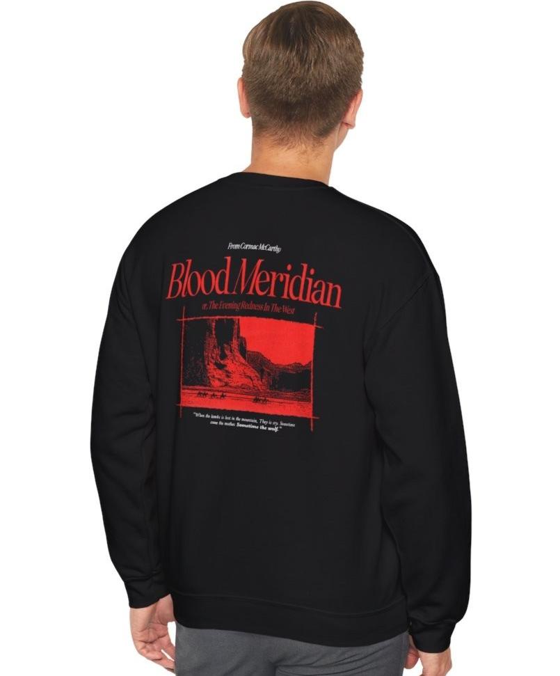 Blood Meridian t-shirt Cormac McCarthy shirt Coen Brothers Back print Unisex T Unisex T-Shirt XL