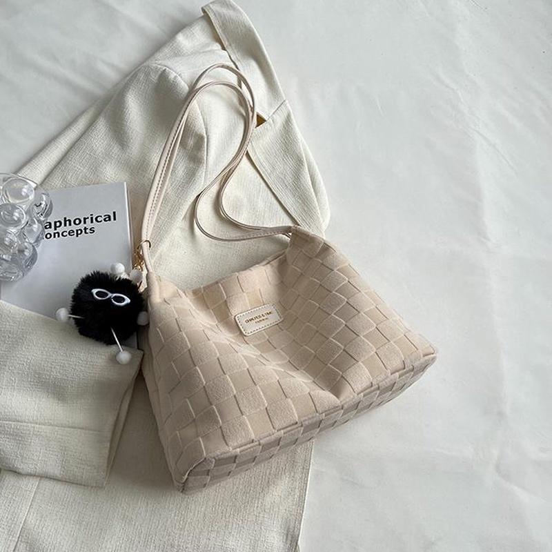 IELGY women s casual all-match commuter shoulder bucket bag