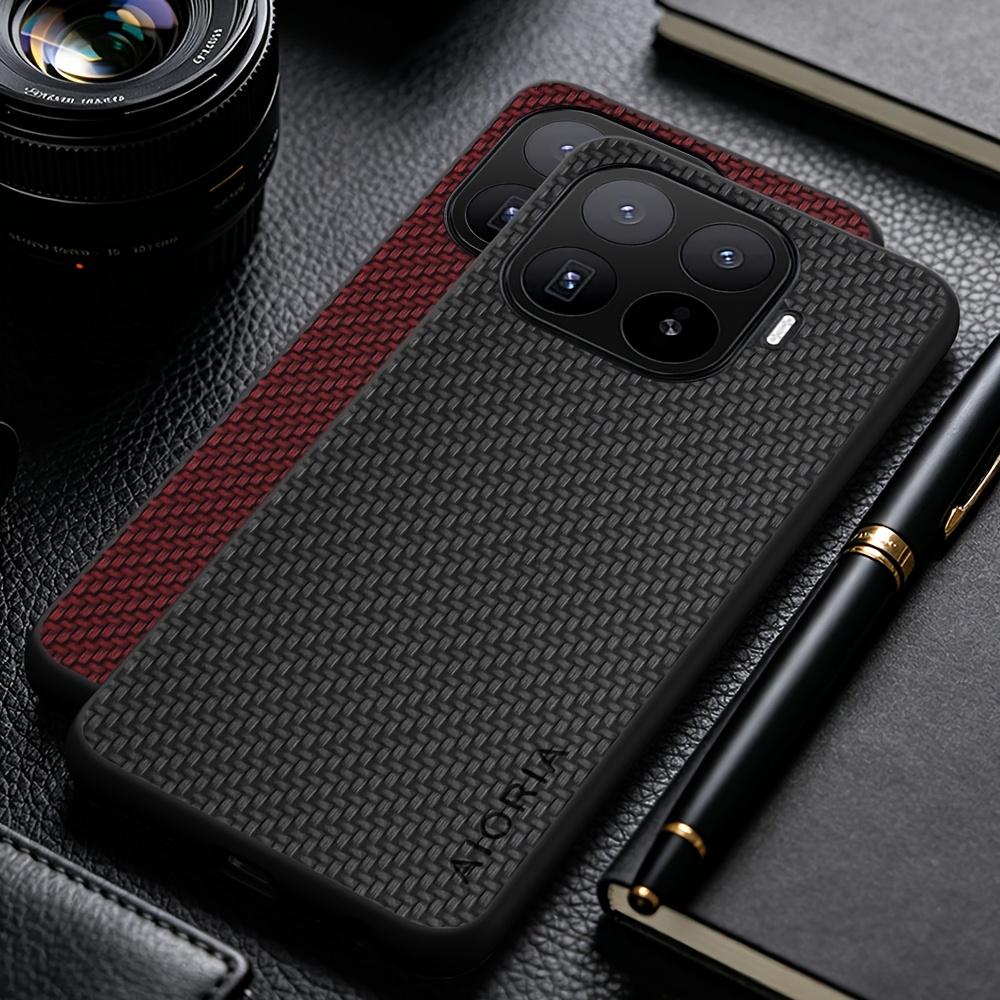 Phone Case: New Stylish Business Casual Phone Case for Xiaomi 17T Pro 17 Pro Max Ultra Faux Carbon Fiber Synthetic Leather Phone Cover