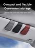 Universal Car Auto Sun Visor Eyeglass Hanger Clip Leather Glasses Holder Magnetic Multi-Function Automobile Accessories Storage