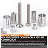 Antirust Coated Expansion Bolts For Motorcycle And Electric Bike Mirrors Providing Enhances Stability And Longevity 2pcs