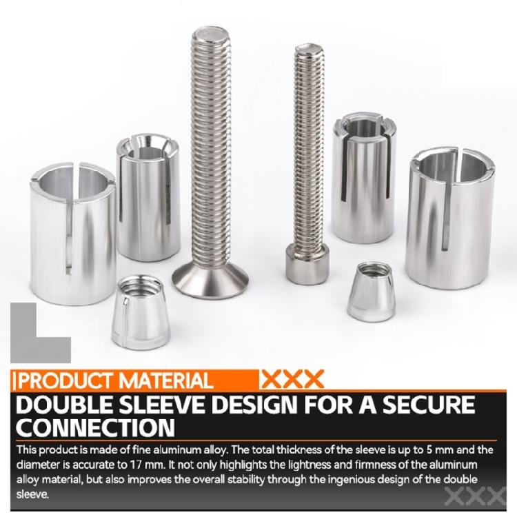 Antirust Coated Expansion Bolts For Motorcycle And Electric Bike Mirrors Providing Enhances Stability And Longevity 2pcs
