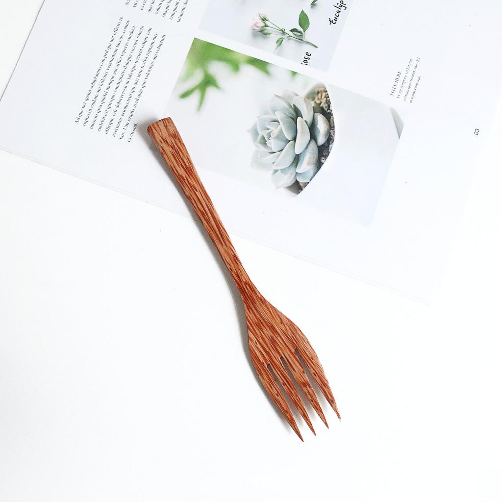 Natural Coconut Bowl Set: Coconut Shell Bowl with Coconut Wood Spoon and Fork for Fruit, Smoothies, and Salads