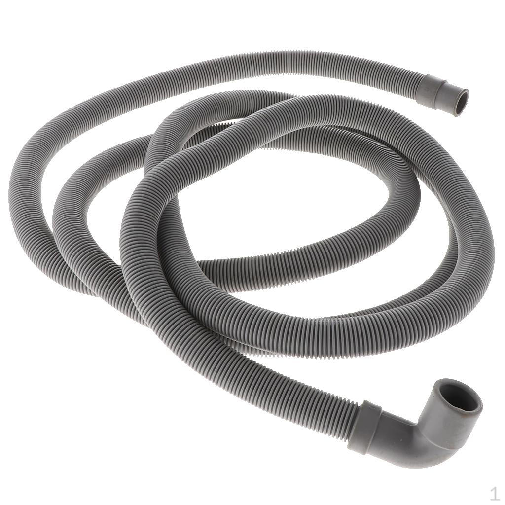 Discharge Hose, Fit Drain Hose with Bracket , Heavy-Duty Flexible