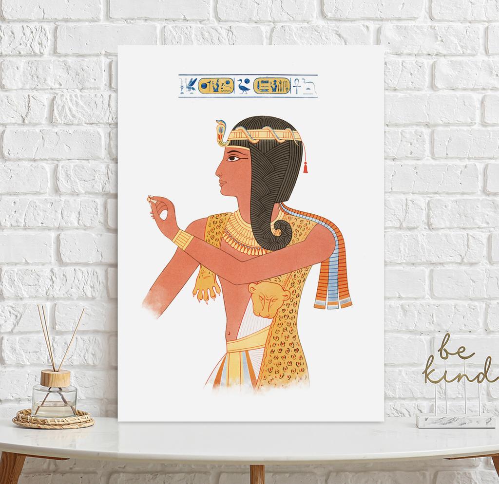 Plakat obrazy portret egipski