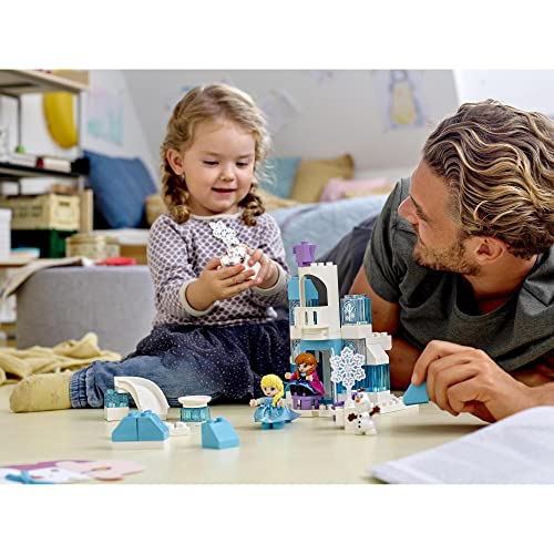 LEGO (LEGO) Duplo Frozen Light-Up! Elsa's Ice Castle Christmas Gift 10899 Toy Blocks Present for Toddlers and Babies Castle Doll Boys and Girls Ages 2
