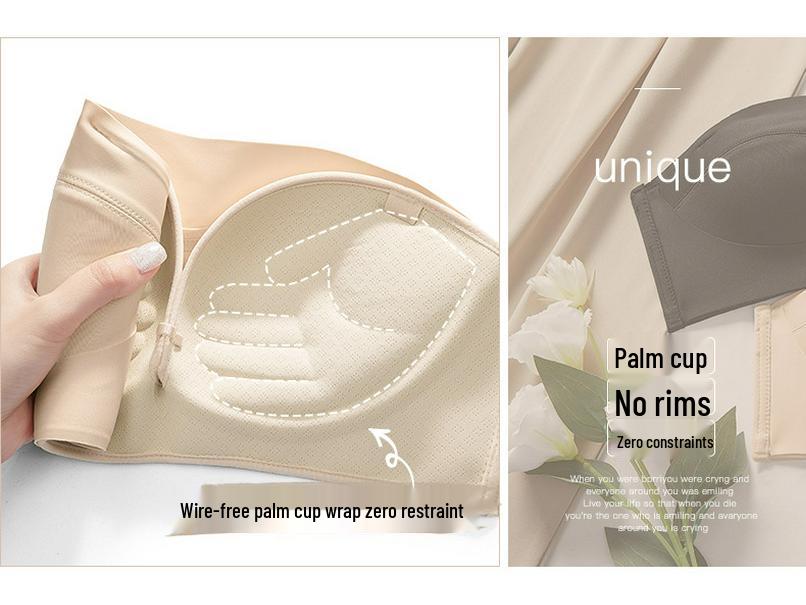 Echter trägerloser Anti-Rutsch-Bandeau-BH für kleine Brüste mit schönem Rücken - Ideal für Hochzeitskleider