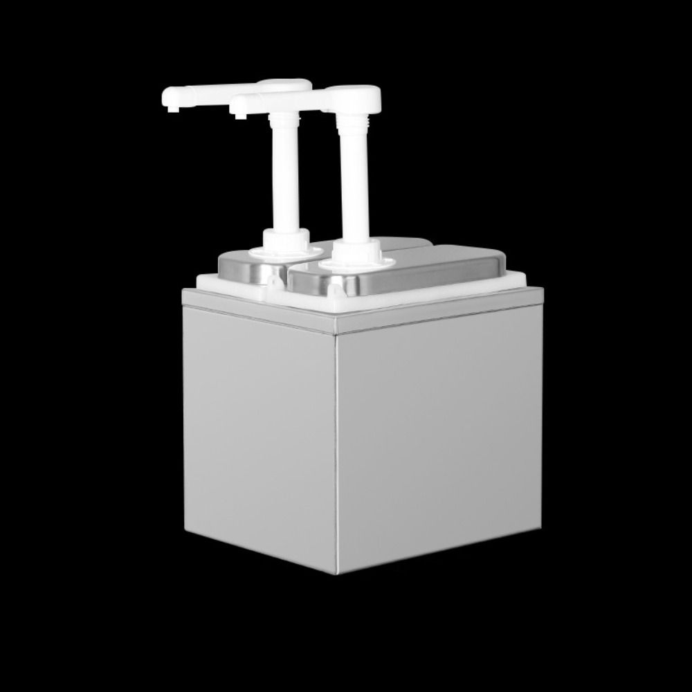 Stainless Steel Syrup Fructose Squeeze Bottle 1/2/3 Head Condiment Squeeze Pump  for Jam Ketchup