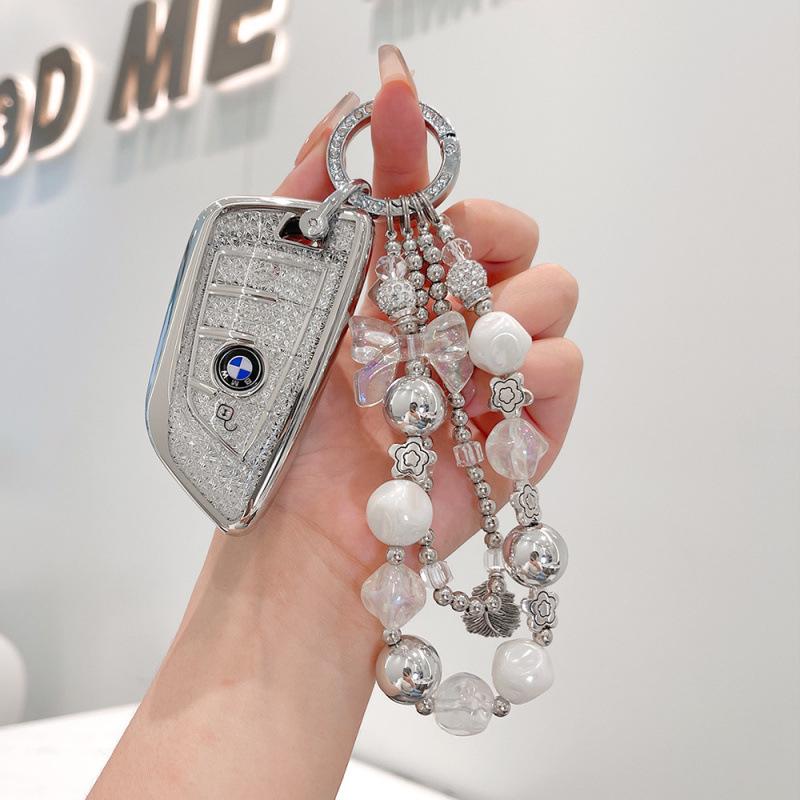 Premium Key Case for BMW 3, 5 Series, X1, X2, X3, X5, 320li, 525li, I3 - Elegant Design for Women