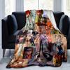 1 Stück, Zootopia Filmcharaktere Decke Heimdeko, Sofabezug, Outdoor, Geschenk, Flanelldecke, Schlafzimmer, Wohnzimmer, Reisen