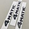 3D ABS Chrome Car Letters 4MATIC 4 MATIC Rear Trunk Badge Emblem For Mercedes Benz C E G S GLC GLS Class AMG Sticker Accessories