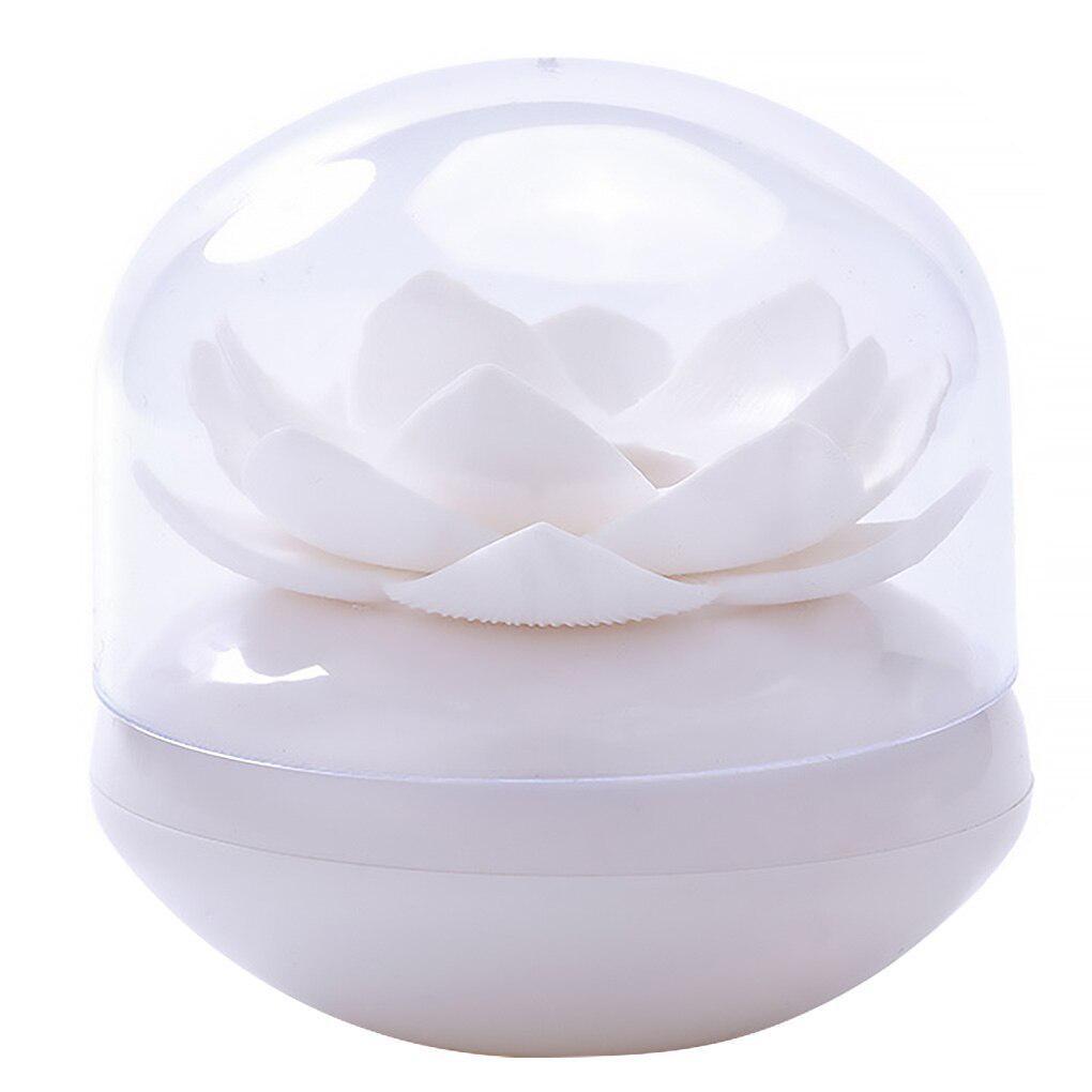 

1 Pcs Flower Pattern Cotton Swab Holder Storage Container Toothpick Organizer Tube with Dust Cover Plastic Toothpick Storage Box. Green
