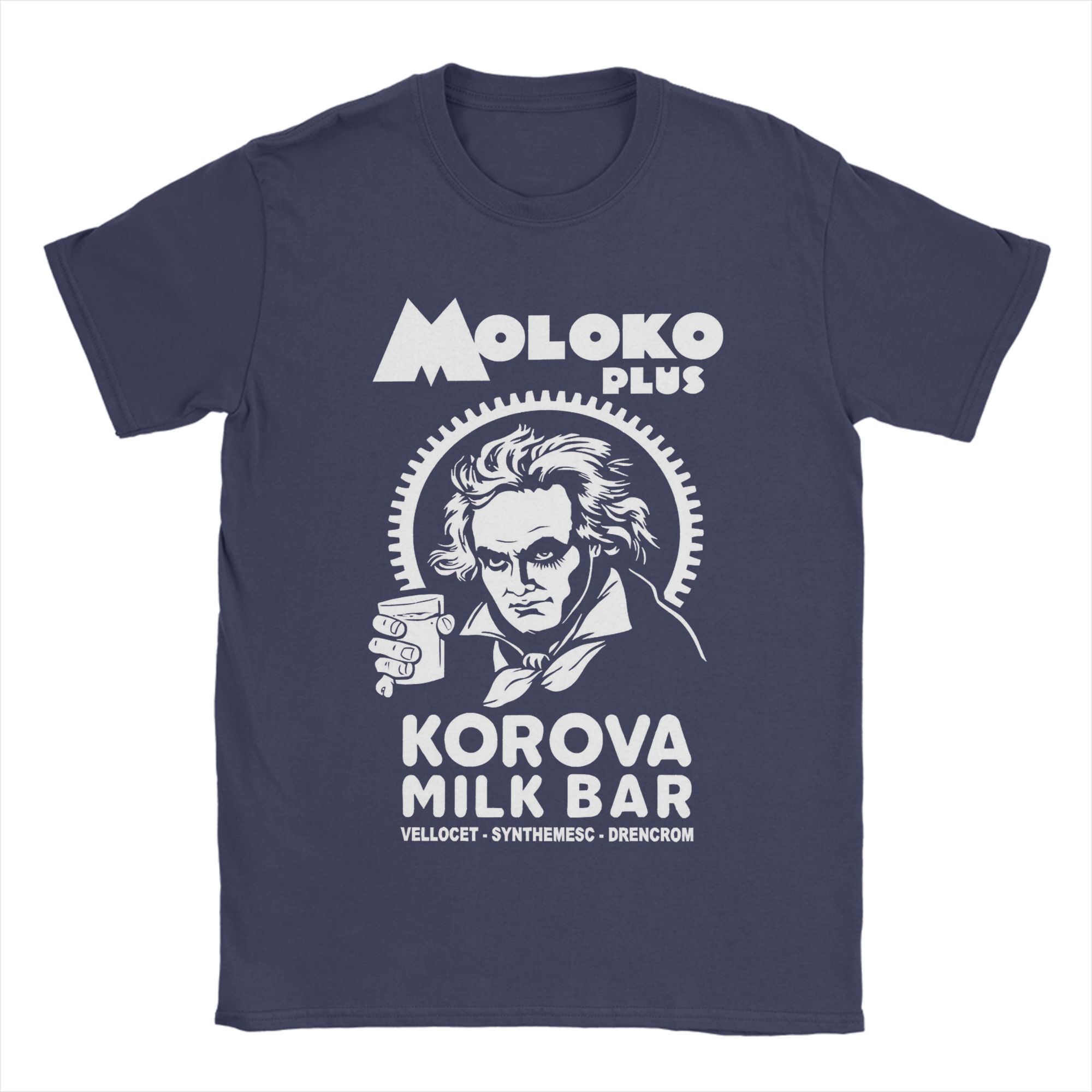 

Men s A Clockwork Orange Moloko Plus T Shirts Cotton Clothes Vintage Short Sleeve Round Neck Tees Graphic T-Shirt 3XL