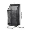 Mesh Laundry Hamper  Foldable Hanging Clothes Storage Basket Portable Space Saving Storage Bag Clothes Organizer for Wardrobe