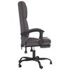 Vidaxl Foldable, Massage Office Chair, Grey, Faux Leather