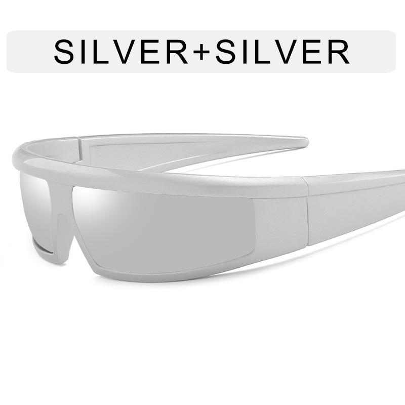 Steampunk Style Sunglasses Men Women Future Style Y2K Hip Hop Cool Stylish Sunglasses for Men Trendy Women's Sunglasses