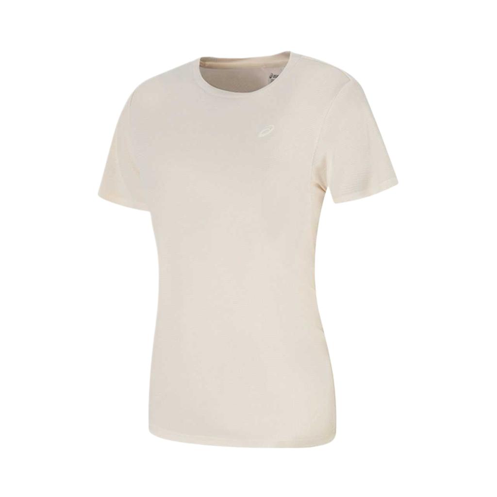 Asics Luminous Short Sleeve Moisture Wicking UV Protection Crew Neck Solid T-Shirt Women Tops 2012D377-200