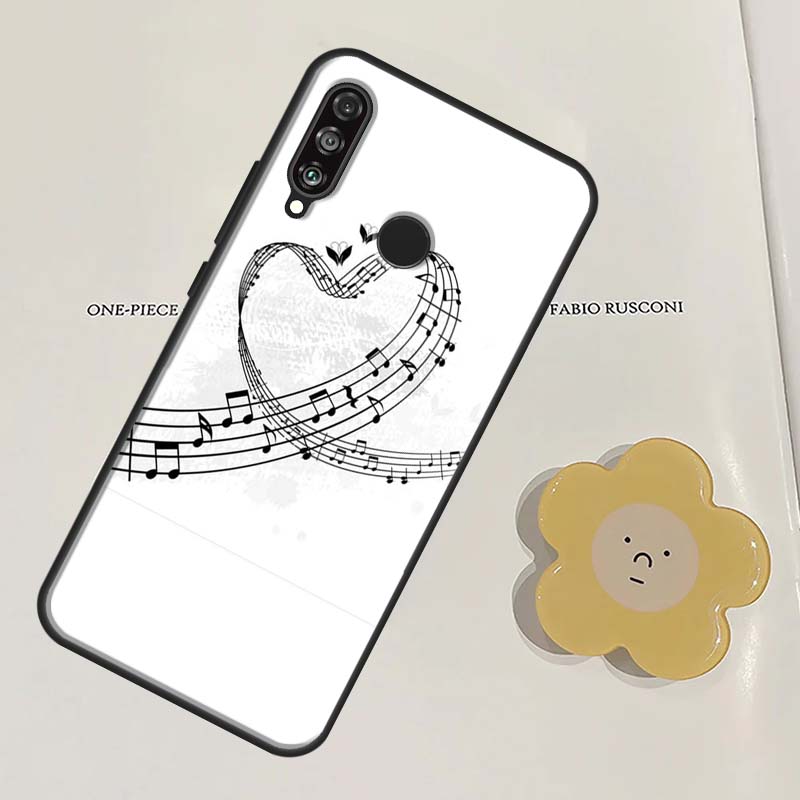 Musiknotensymbol Klavier Für Huawei Nova Y60 Y70 Y90 Y61 Y91 3i 7i 8i 11i Nova 9 10 SE 11 Pro P20 P40 P30 Lite Hülle