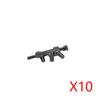 Military Weapons Accessories Building Blocks Russian Special Forces AK Rifles Tactical Bulletproof Vests Equipments Bricks Toys