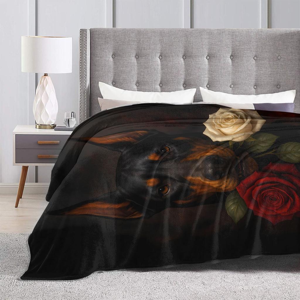 Cane Corso Blanket Quality Super Warm Throw Blanket Winter Picnic Outdoor Aesthetic Bedspread