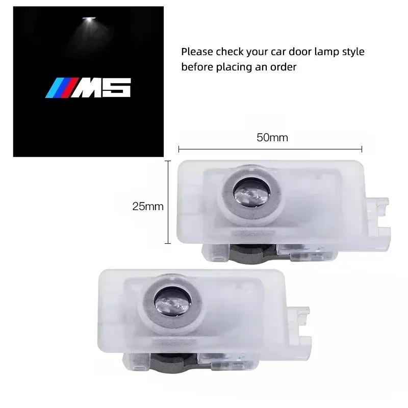 HBSA8 Car Sticker New 2025 2/4P BMW Group Door LED Projector Welcome Lamp BMW 1 Series F40/3 Series G20 G21/8 Series G29Z4/M4 MG02 M G