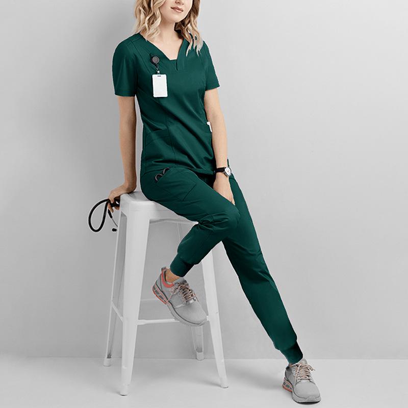 Elastic Quick-Dry Medical Workwear: Lightweight, Washable Gowns for Healthcare and Dental Professionals