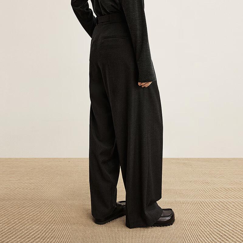 LESS 2025 Autumn Loose Wide-Leg Trousers