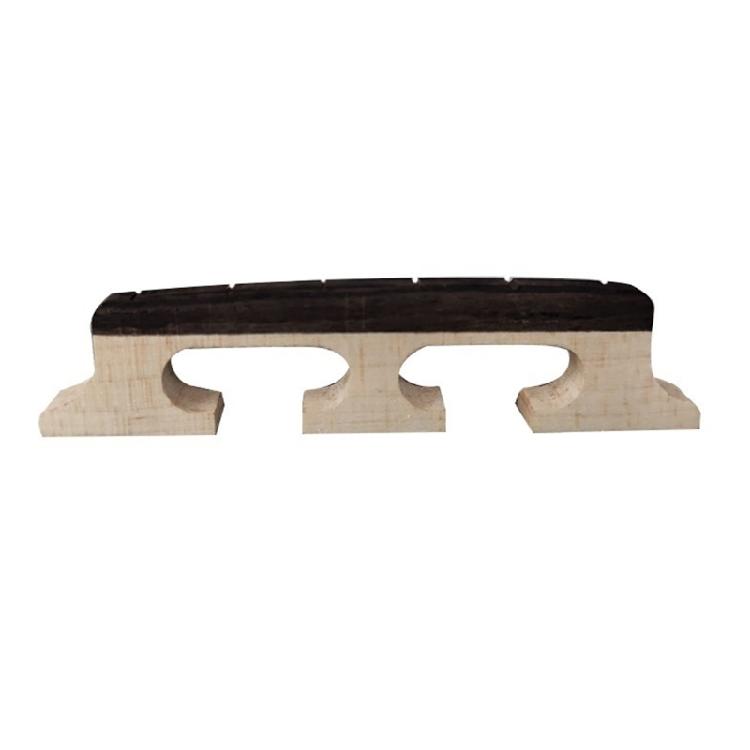 Remplacement de chevalet de banjo 4/5/6 cordes Chevalet de banjo standard en bois à 3 pieds Offre une acoustique et des performances améliorées