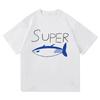 2025 Summer Jin Super Tuna T-shirt, Kawaii Retro Fashion Clothing, Harajuku High-quality Top, -padded Jacket, Gift T-shirt