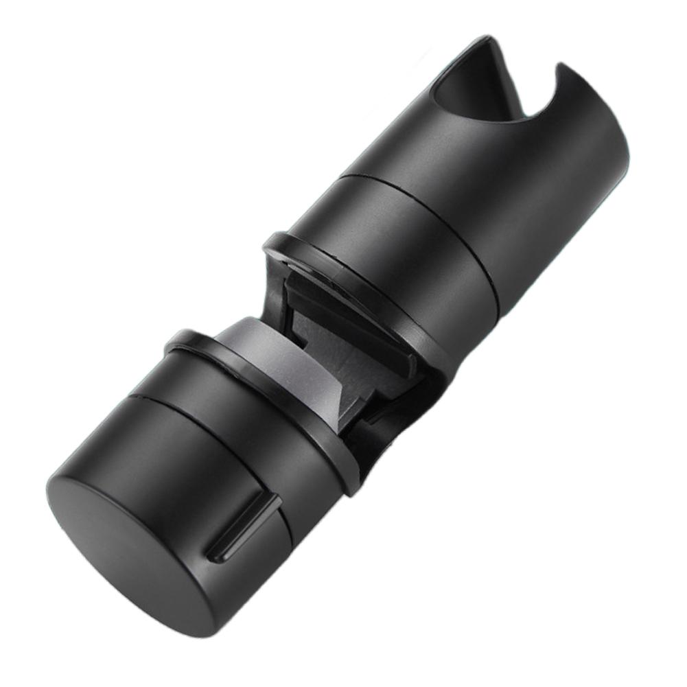 Chrome ABS Shower Rail Slider Holder Adjustable Bracket for 18mm and 25mm Rods