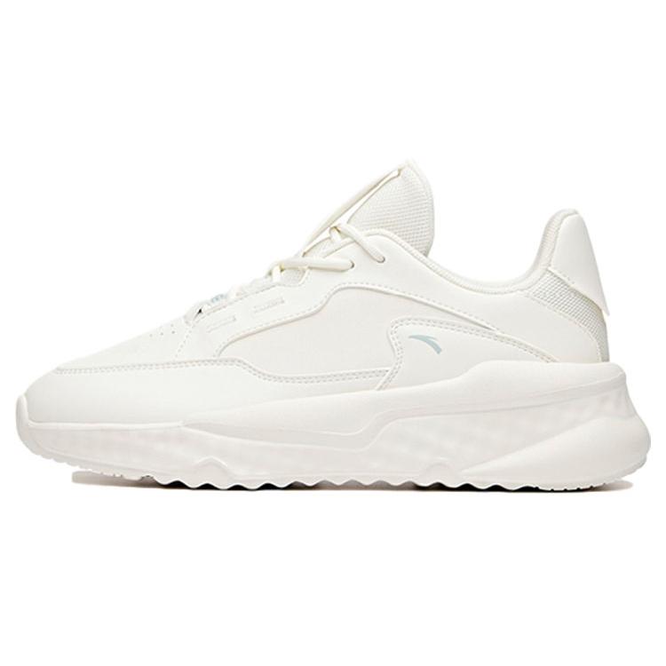 New Anta Unruly Series Cushioning Anti Slip Wear Resistant Breathability Low Top Sports Casual Shoes Women's White 122038842-5