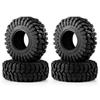 RCMAZO 4-Piece 1.3" Wheel Tires, RC 1.3 Soft Rubber Wheel Tires, 7226mm, for Upgraded TRX4M, SCX24, 118, 124 RC Crawler Cars, Terrain Tires (D)